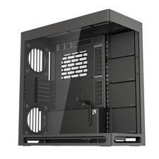 HAVN HS 420 Dual-Chamber Mid Tower PC Case ATX Black | Hybrid Design,  picture
