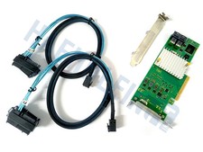 Fujitsu D3307 LSI 9300-8i SATA/SAS HBA Controller IT-Mode 12Gb + 2 SAS Cables 1m picture