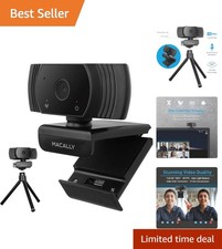 Crystal Clear 1080P Webcam - Built-in Microphone & Easy USB Setup for Zoom Calls picture
