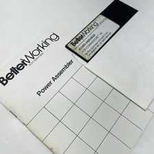 Commodore 64/128 BetterWorking POWER ASSEMBLER Spinnaker Software 5.25