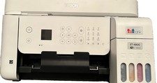 Epson EcoTank ET-4800 Color Inkjet All-In-One Printer White Tested No Cord picture