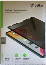 Belkin ScreenForce True Privacy Screen Protector iPad 7th Gen iPad Pro 4 11” NEW picture