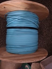 24 Strand Raw Corning Fiber Optical Cable OM4 Aqua Custom Cut Per Foot =quantity picture
