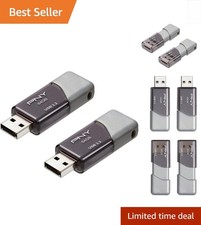 Effortless Data Transfer: 64GB Turbo Attaché 3 USB 3.2 Flash Drives, 2-Pack picture