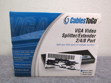 Cables To Go 29550 2-Port UXGA Monitor Video Splitter Extender VGA Male Input picture