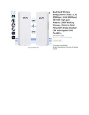Ueevii CPE852 Dual Band Wireless Bridge picture
