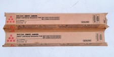 Lot of 2 Ricoh Savin Lanier Magenta Toner Cartridge 841422 picture