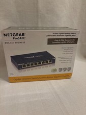 NETGEAR GS108 ProSafe (GS108-400NAS) 8 Port Standalone Gigabit Ethernet Switch picture