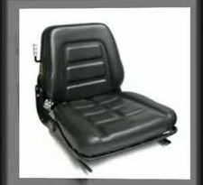 VINYL FORKLIFT SEAT HYSTER NEW picture
