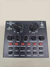 V8 Sound Card Live Audio Mixer V8 16 Sound Effects Recording Used picture