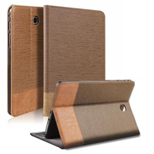 Folio Flip Stand Leather Case For Samsung Galaxy Tab E 9.6