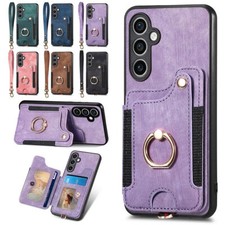 Ring Card Leather Phone Case For Motorola Edge 60 G85 E15 G15 Google Pixel 9 8 7 picture