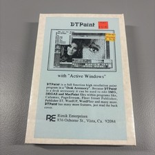 Vintage Atari Software - DTPaint Rimik Enterprises Paint Program Image Editor picture