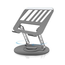 360° Rotating Adjustable Laptop Stand, Fully Foldable Dual Rotary Shaft Lapto... picture