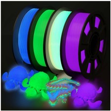 3D Printer Filament Bundle, Glow in Dark Colors picture