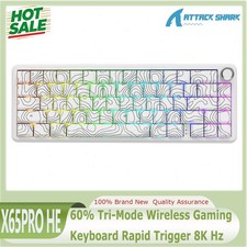 ATTACK SHARK X65PRO HE 60% Tri-Mode Wireless Gaming Keyboard Rapid Trigger 8K Hz picture