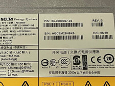 23-0000067-03 Brocade / Delta PSU2000W DCX Power Supply REV B. picture