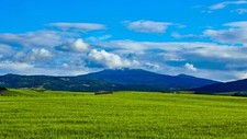 Landscape nature grass Custom Gaming Mat Desk picture