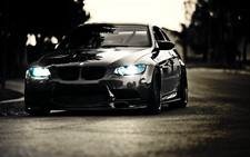Cars bmw vehicles Desk Mat Stitched picture