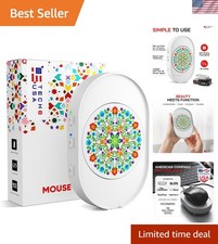 Mega Disc Mouse Mover Jiggler, Adjustable Activity & Auto-Turn Off Timer Sett... picture