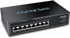 Aumox 8 Port Gigabit PoE Unmanaged Network Switch picture