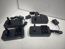 4x JABRA  9400BS Wireless Headset Charging Base and adapter  + picture