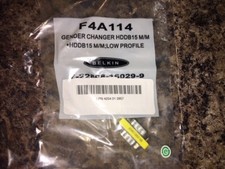 Gender Changer HDDB15 Male/Male Low Profile Slim Adapter Converter Belkin PC picture