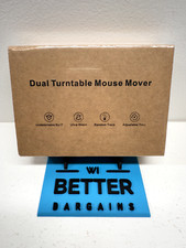 STARVIKY Dual Turntable Mouse Mover Jiggler Undetectable By IT Silent Black NEW picture