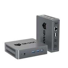 Bmax Mini PC, Intel N4500 Processor Up to B3 Pro-8GB+256GB-N4500, Dark Gray picture