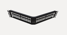 Leviton 49256 H48 48Port Angled Patch Panel 2RU  19