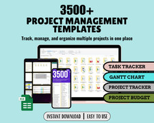 3500+ Project Management Template Excel,Management Spreadsheet,Gantt Chart Excel picture