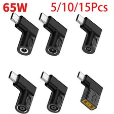 5/10/15pc Laptop Charger Converter TO USB Type C PD Power Charging Cable Adapter picture