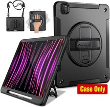 Military Grade Shockproof Case for iPad Pro 12.9 Inch 6th/5th Gen - Black picture