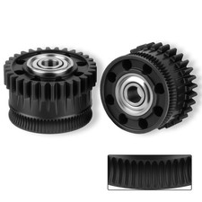 Gear Set Upgrade K2 Plus/Hi Combo Extruder Black DLC Coating 2 pcs picture