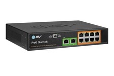 BV-Tech 8 Gigabit PoE+ Ports with 2 Enthernet Uplink, 130W, 802.3af/at POE-SW802 picture