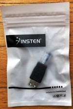 INSTEN Male USB Type A / MALE RJ45 Ethernet Connector Plug Brand New Adapter picture