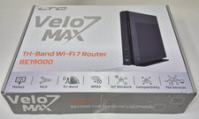LTC Velo7 Max BE19000 Tri-Band WiFi 7 Router, 4x4 MIMO 12 Stream Black picture