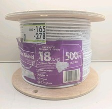Southwire 500 ft 18 RG6 Dual Shield CM/CL2 CATV/MATV Coaxial Cable White picture