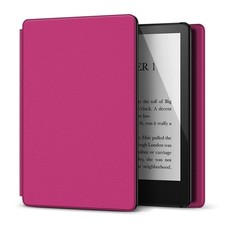TNP Kindle Paperwhite 11th Generation Case, 6.8-Inch PU Leather, Hot Pink picture