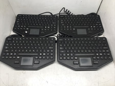 LOT OF 4 iKey Rugged Mountable Keyboard SL-86-911-TP-USB-P TESTED WORKING picture