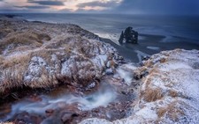 Landscape nature winter Custom Gaming Mat Desk picture