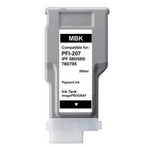 PFI-207 Matte Black Ink Cartridge Fit Canon iPF680 IPF685 IPF780 IPF785 MBK picture