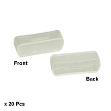 Kentek Lot 20pc DVI Anti-Dust Cover Port Protector Clear for DVI-I/DVI-A/DVI-D picture