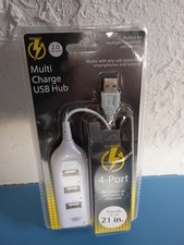 Tech Boost 4-Port Multi Charge High Speed USB Hub picture
