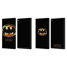 OFFICIAL BATMAN (1989) KEY ART LEATHER BOOK WALLET CASE COVER FOR AMAZON FIRE picture