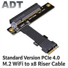 ADT M2 Ngff WiFi Interface Extension Cable to PCIe X8 Built-in Transfer M.2 8x picture