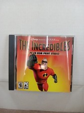 The Incredibles PC-CD Rom Print Studio Disney Pixar Sealed Software Rated E picture