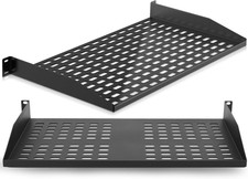 2-Pc 1U Server Rack Shelf, Vented Shelves for Good Air Circulation, Cantilever M picture