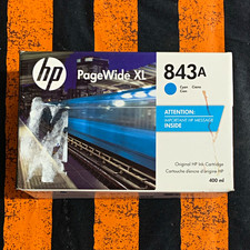HP PageWide XL 843A Cyan Genuine/Original Ink Cartridge C1Q58A for 4000 4500 picture