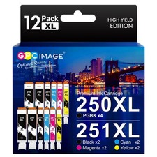 GPC Image Compatible Ink Cartridge Replacement for Canon 250XL 251XL Compatible picture